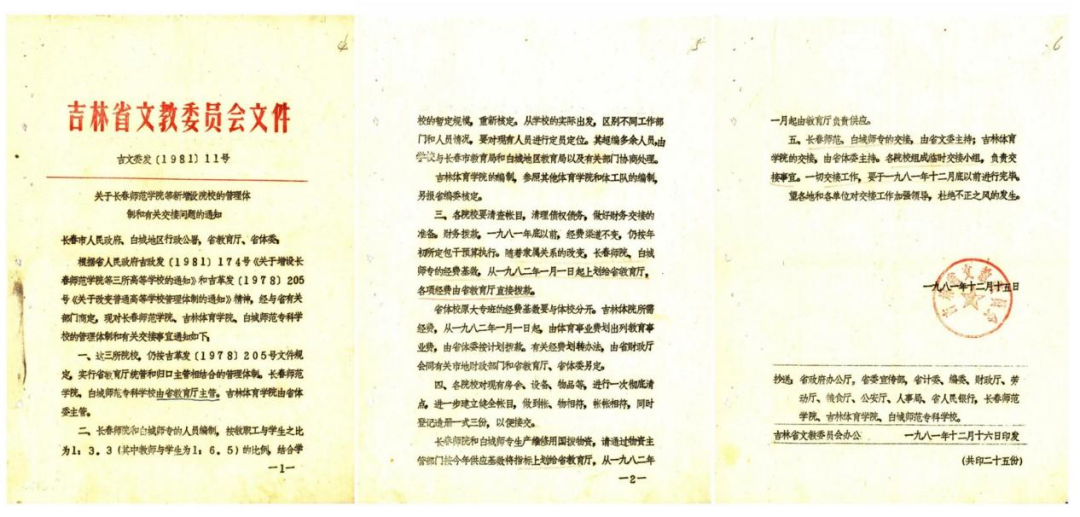 校史沿革 1981